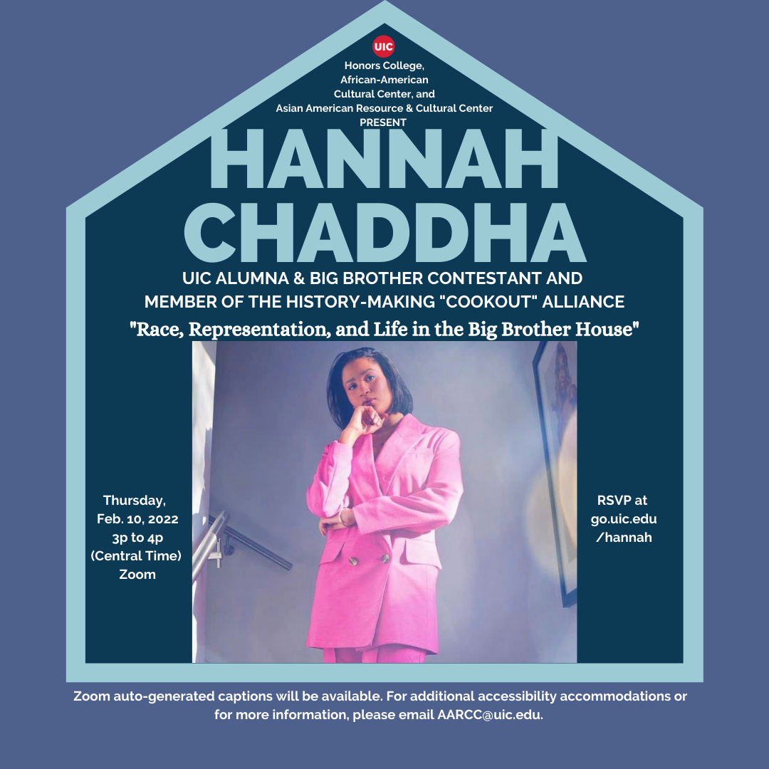 Hannah Chaddha: Race, Representation, and Life in the Big Brother 