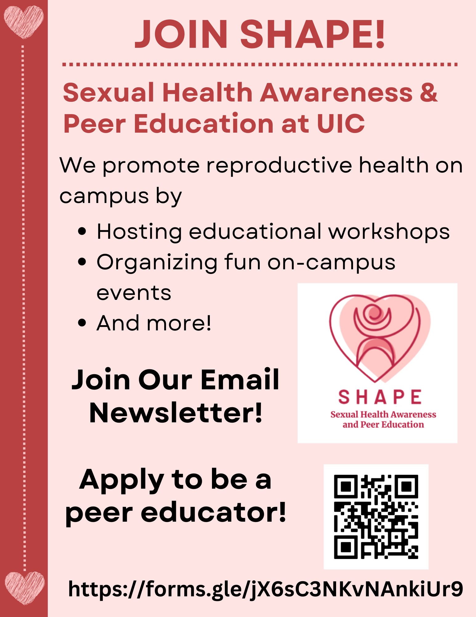 Join SHAPE at UIC UIC