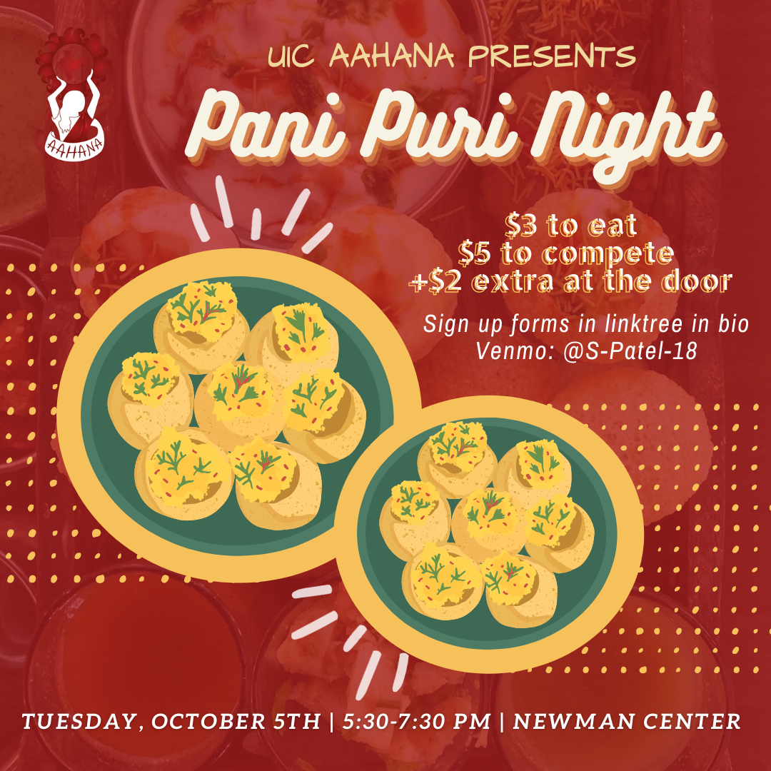 Pani Puri Eating Competition for Charity – Oct. 5 | UIC