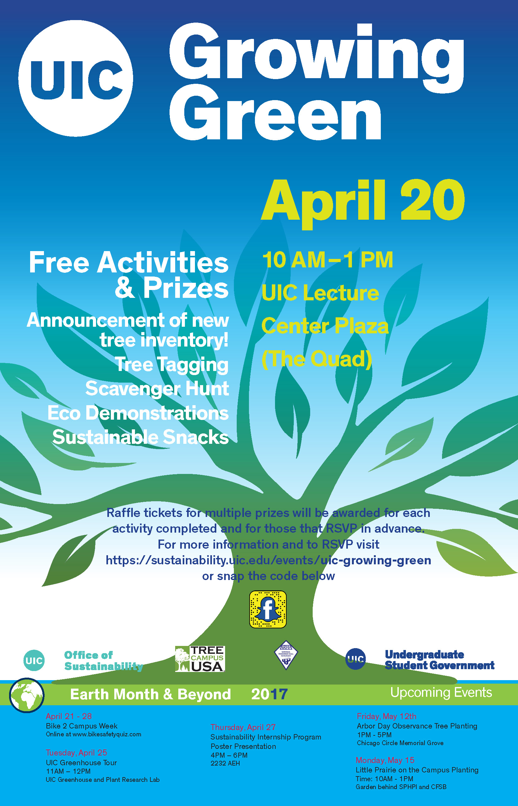 UIC Growing Green Earth day event UIC