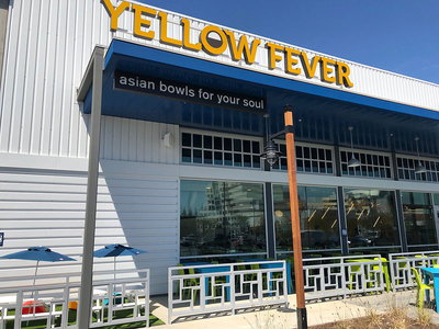 Yellow Fever pan-Asian restaurant at a California Whole Foods